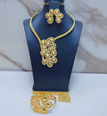 Non Tanish gold replica costume necklace set.