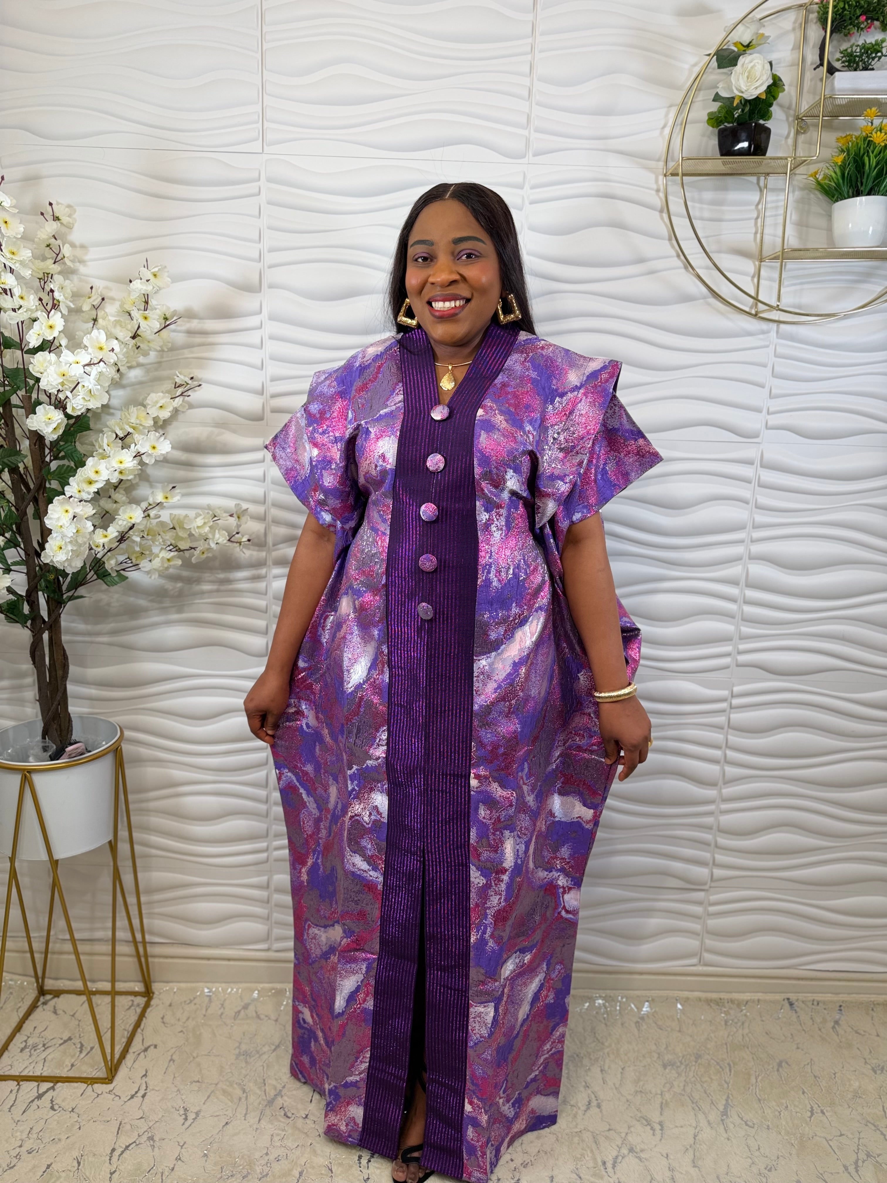 Haley brocade boubou