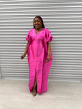Lade pretty pink boubou