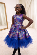 Mia brocade girl dress