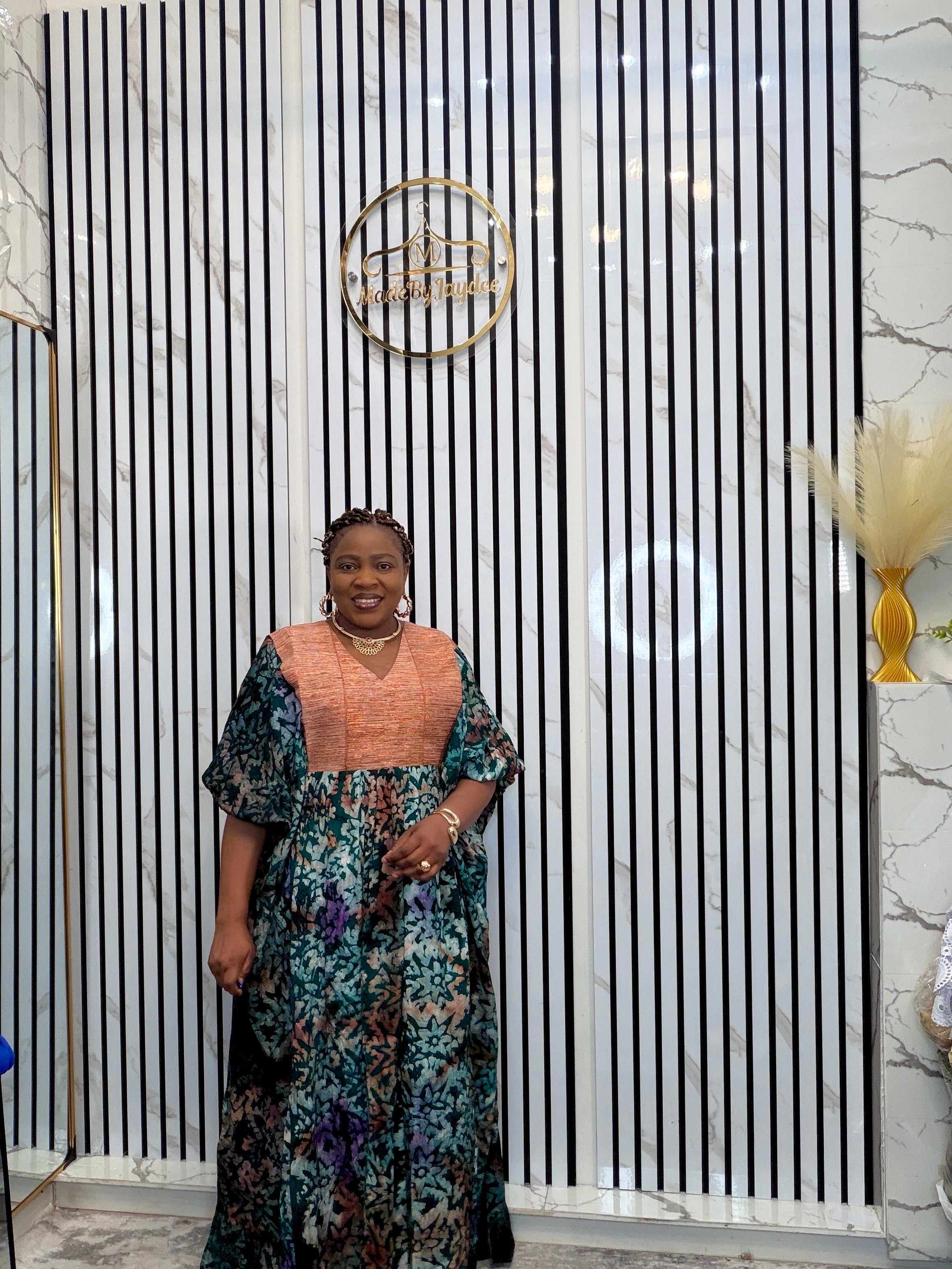 Adire comfy boubou