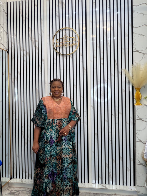 Adire comfy boubou