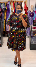 Dante ankara skirt two piece set
