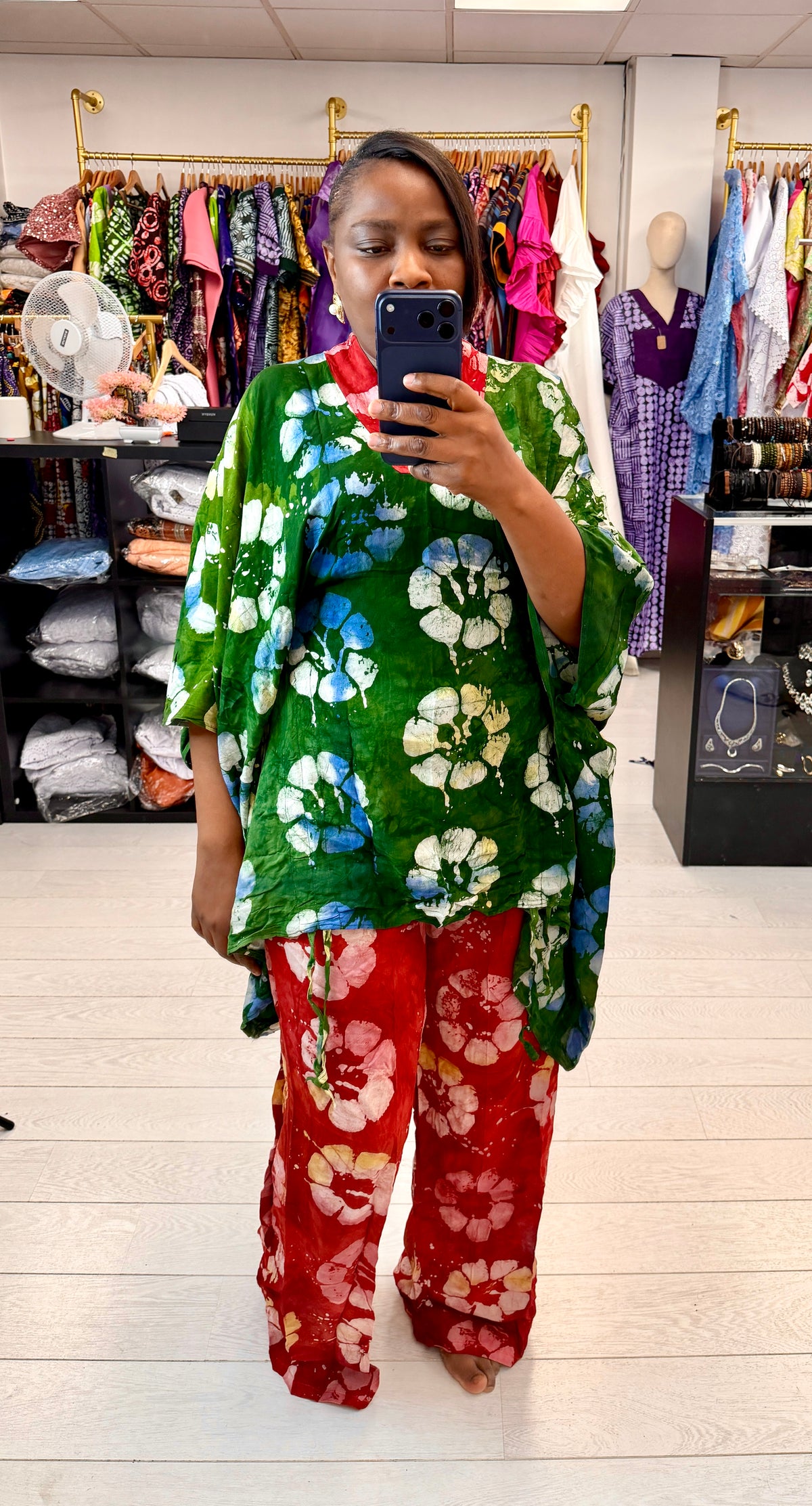 Adire two piece
