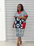 Didi short ankara kaftan