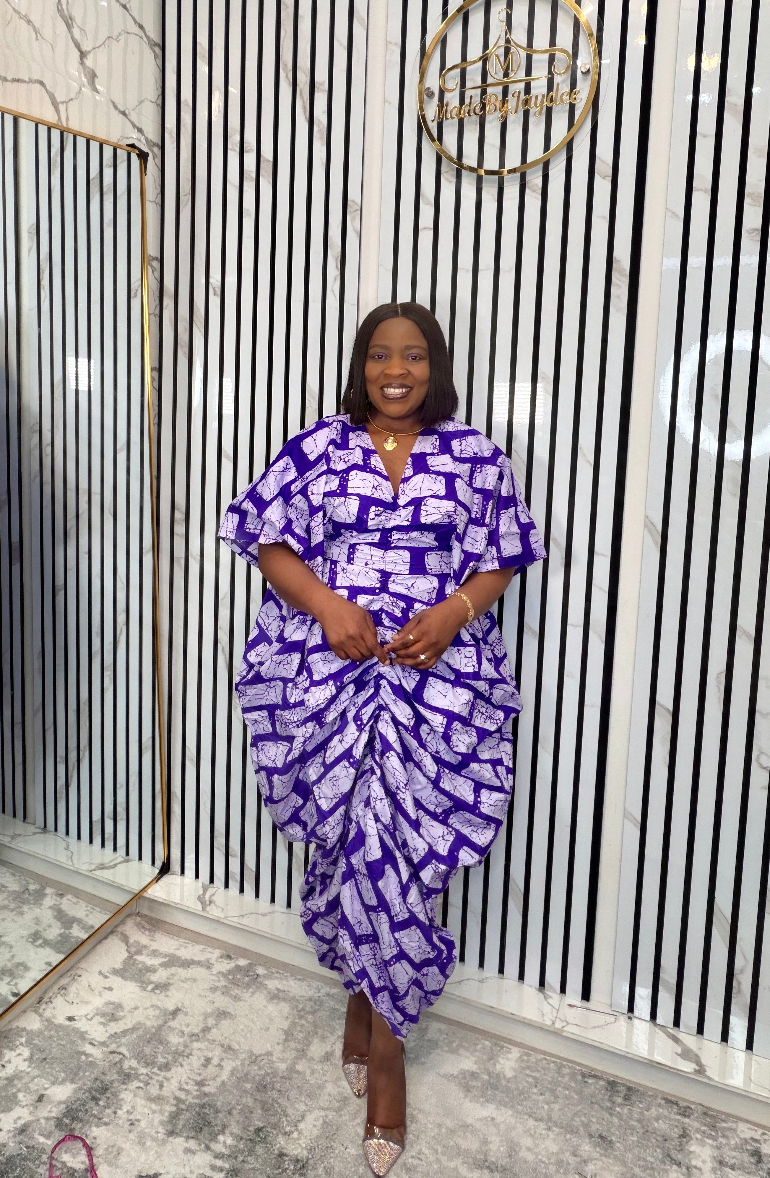Dami Ankara bubu purple