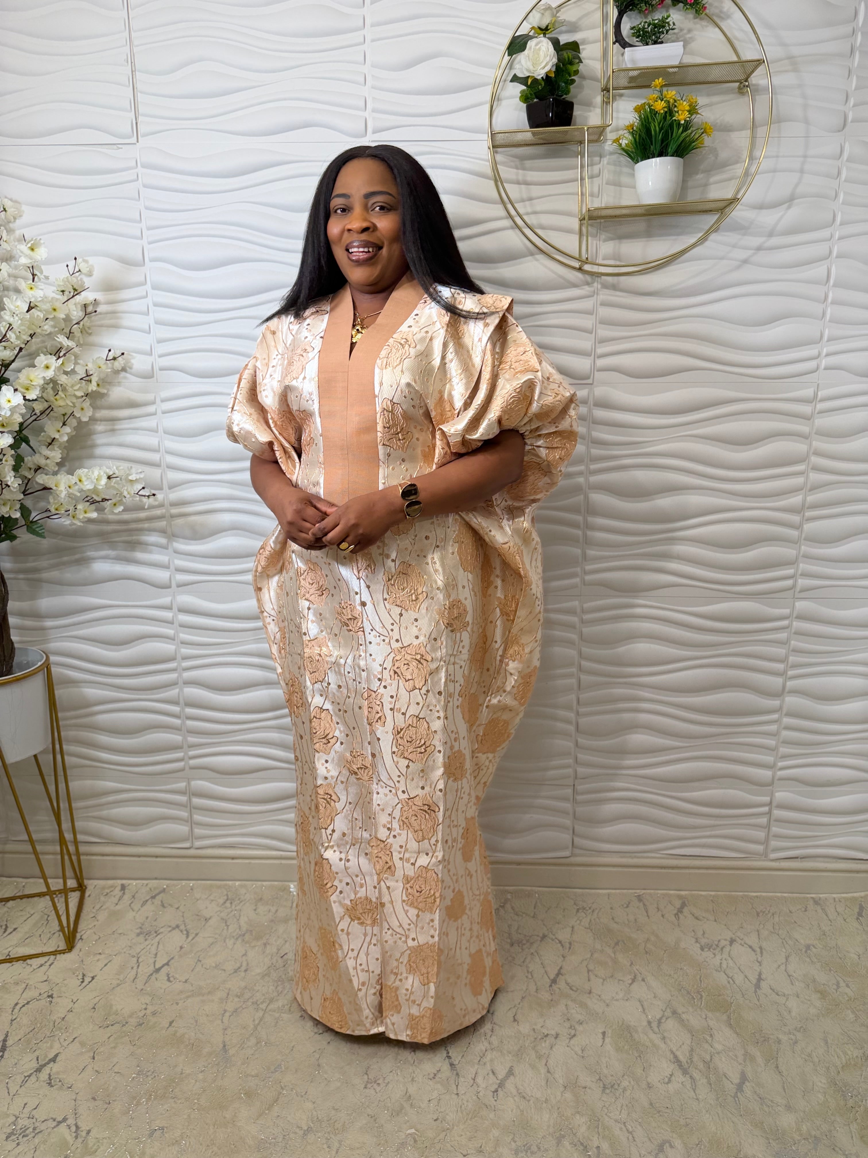 Oriel brocade boubou
