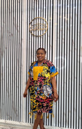 Ankara tassle dress 2