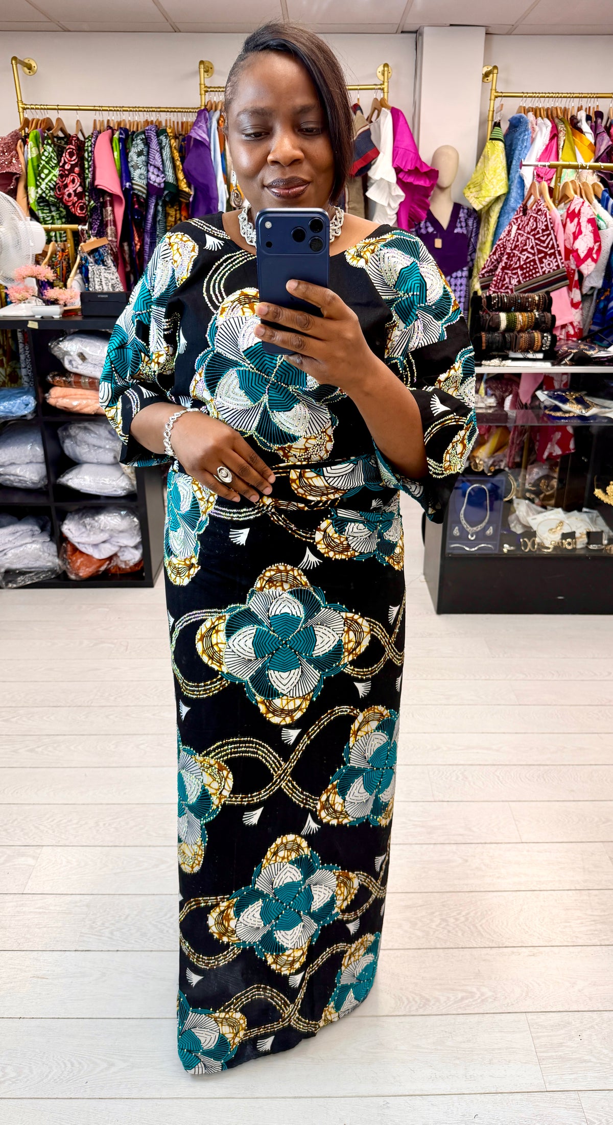 Fully Stoned Iro and Buba Occasional wear