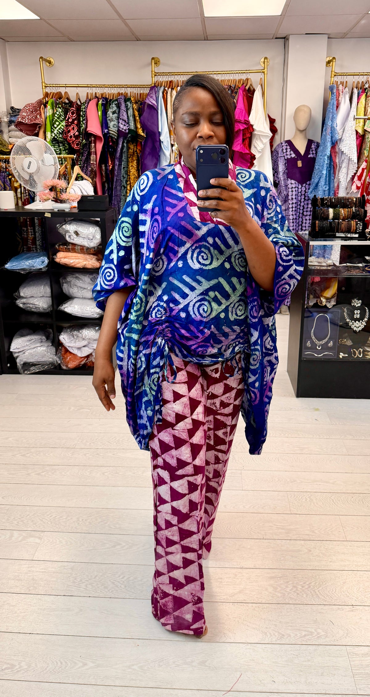 Adire two piece