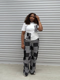Akwete cargo trouser set