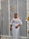White lace Iro and Buba
