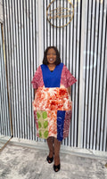 Lami adire cotton shift dress