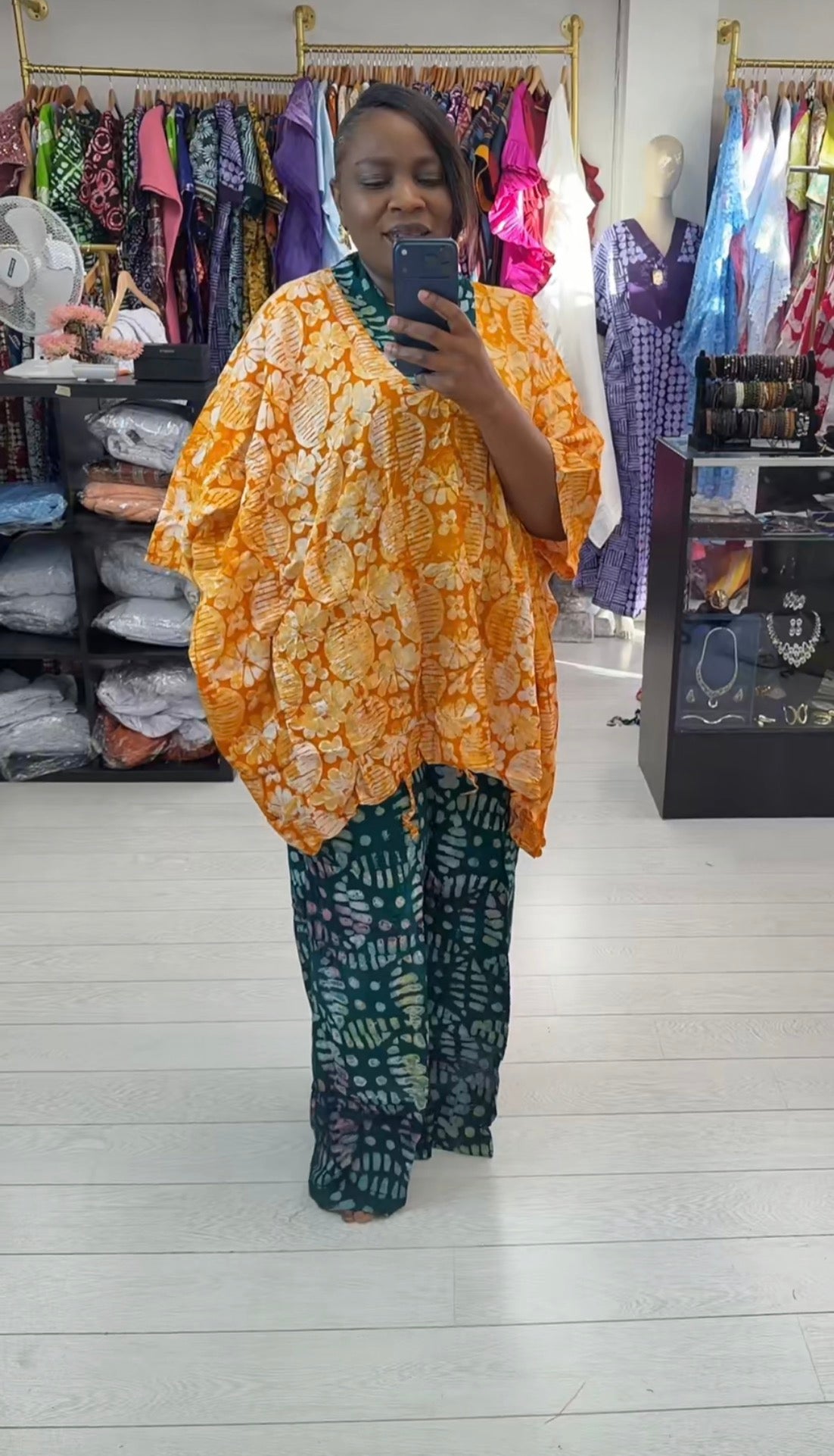 Adire two piece